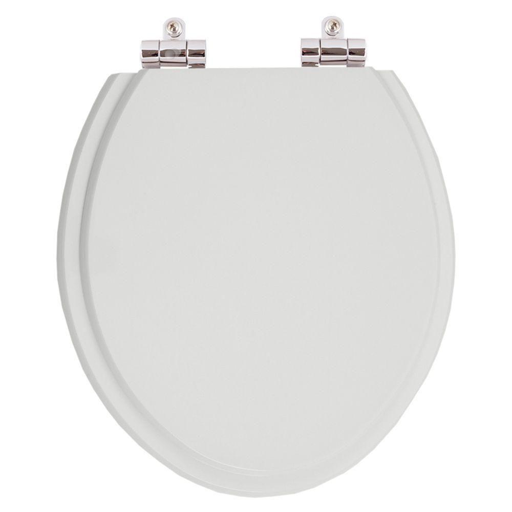 Assento Sanitário Soft Close Cinza Claro Para Vaso Fiori - 1