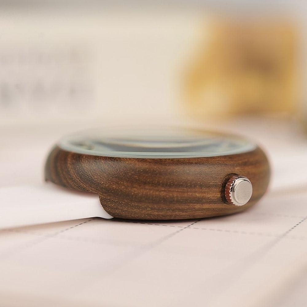 Relógio Feminino Bobo Bird Madeira Wr28 Não à Prova D' água Rosa - 10