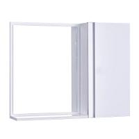 Espelho para Banheiro com Armário Branco Barra Vertical - 1