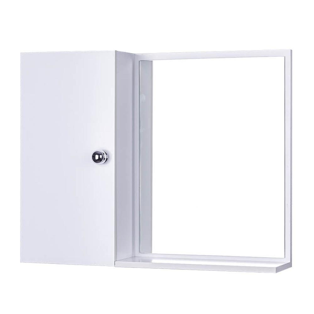 Armário para Banheiro com Espelho Branco - 1