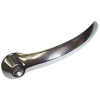 Maçaneta Interna Porta Kombi Até 97 Metal Preta - 1