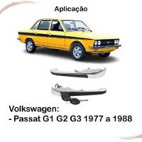 Par Maçanetas Diant Cromado C/ Chave Passat G1 G2 G3 77 A 88 - 4
