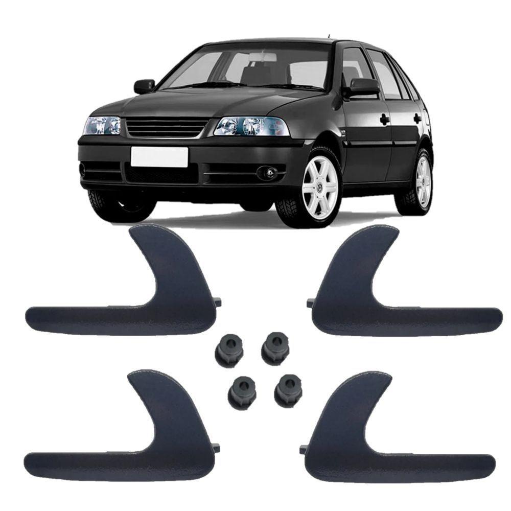 Gatilho Puxador Interno Da Maçaneta Gol 4 Portas 2005 Preto - 1