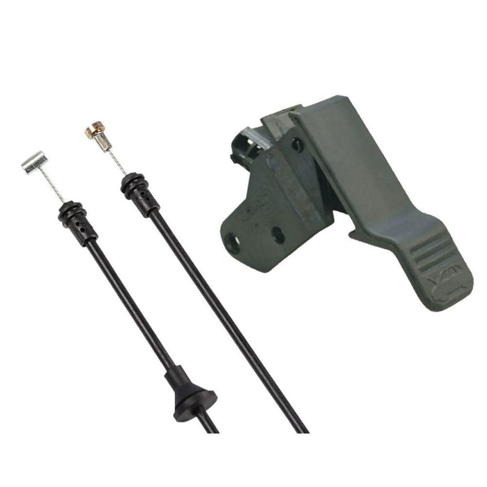 Kit Acionamento Abertura Capô Cabo + Maçaneta Fiesta 02 A 14 - 1