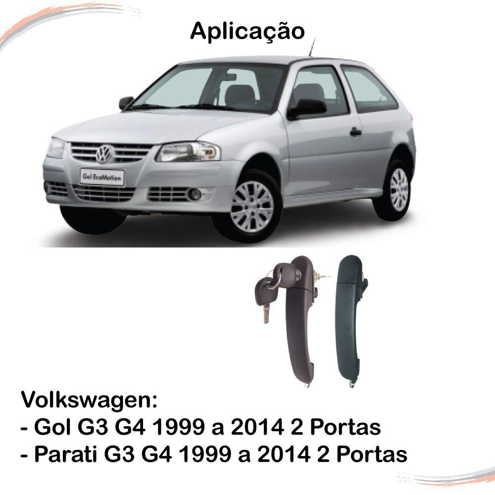 Par Maçanetas Externa Snake Key Gol Parati 99 A 14 2 Portas - 1