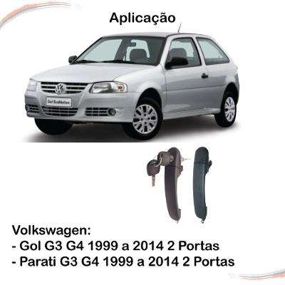 Par Maçanetas Externa Snake Key Gol Parati 99 A 14 2 Portas