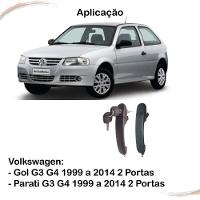 Par Maçanetas Externa Snake Key Gol Parati 99 A 14 2 Portas - 1