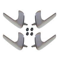 Kit 4 Puxador Da Maçaneta Interna Gatilho Gol Parati Cromado - 1