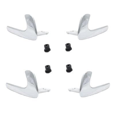 Kit 4 Portas Maçaneta Interna Parati Gol Saveiro Cromada