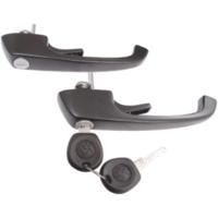 Par Maçaneta Externa Porta Diant Com Chave Kombi Clipper - 1