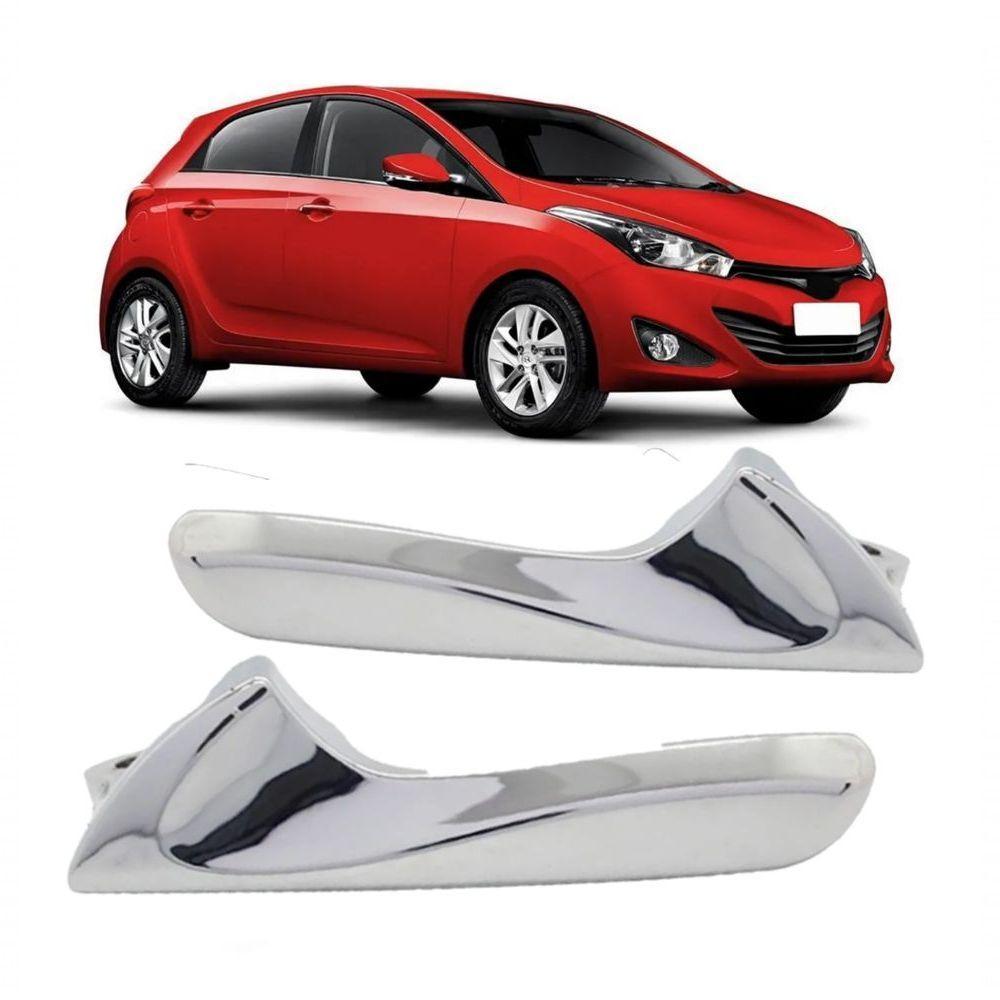 Par Gatilho Puxador Da Maçaneta Interna Hb20 Sedan 2014 2015 - 1