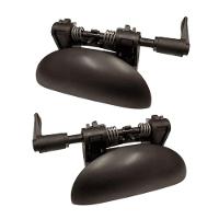 Par Maçaneta Externa Porta Traseira Peugeot 206 207 Passion - 1