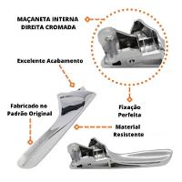 Macaneta Interna Hb20 E Hb20s 2009 A 2012 Gatilho Cromado - 5