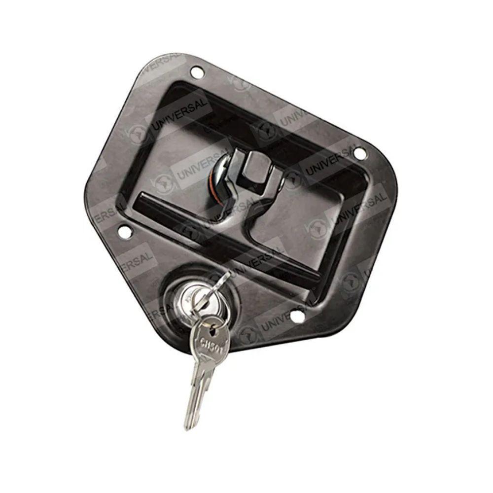 Maçaneta Externa Inox Porta C/Chave Linha Agrícola Uso Geral - 3