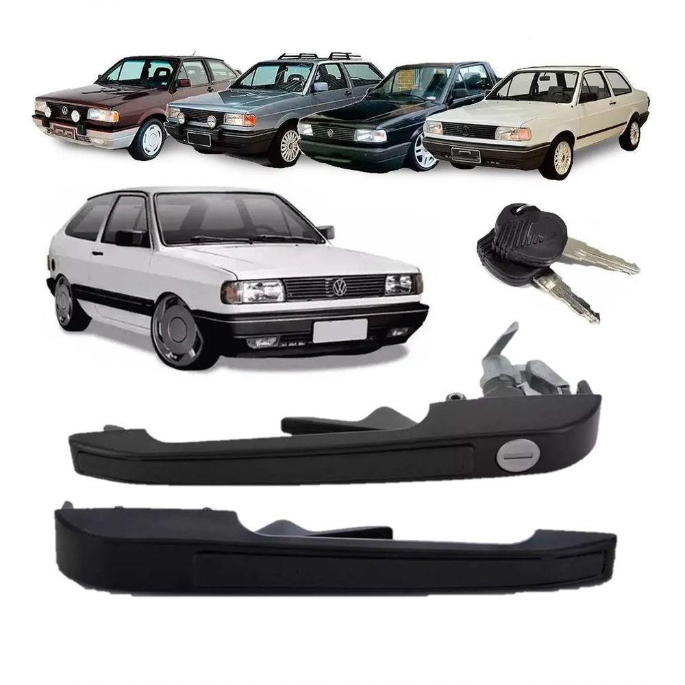 Par Maçaneta Externa Dianteira Vw Gol Quadrado 1987 A 1994 - 2