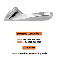 Maçaneta Interna Gatilho Hb20 Prata Hb20 S 2012 Até 1019 Lad