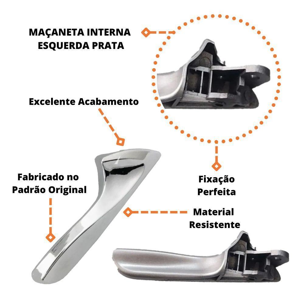 Macaneta Interna Hb20 12 A 19 Gatilho Prata Hb20s Porta Dian - 6