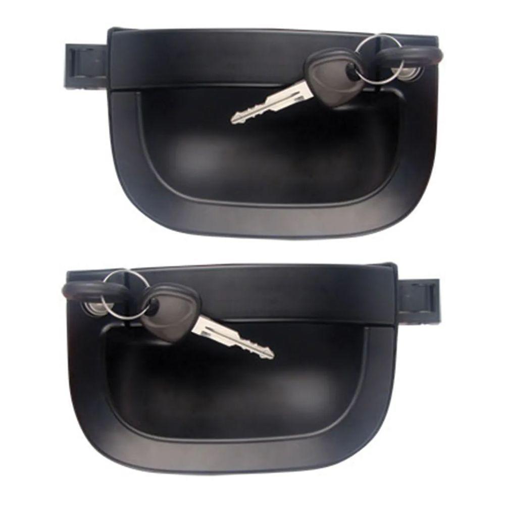 Par Maçaneta Puxador Diant Direito Esq Kia Bongo Após 05 - 5