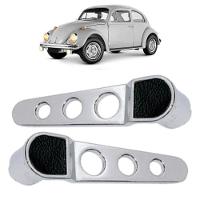 Par Puxador Cromado Interno Maçaneta Esporte Fusca 59 A 86 - 1