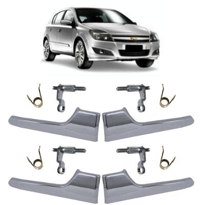 Kit 4 Maçanetas Internas Gatilhos Cromado Portas Dianteiras