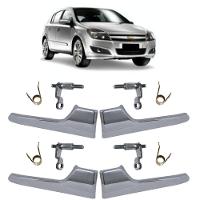 Kit 4 Maçanetas Internas Gatilhos Cromado Portas Dianteiras - 1