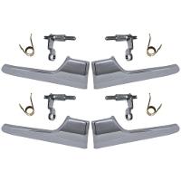 Kit 4 Maçanetas Internas Gatilhos Cromado Portas Dianteiras - 3