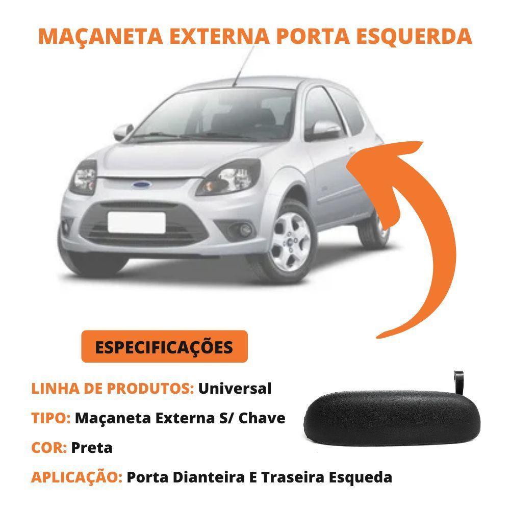 Maçaneta Externa Courier Porta Esquerda Dianteira E Traseira - 4