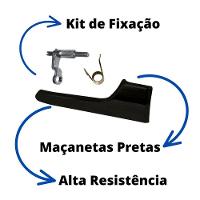 Par Maçaneta Interna Gatilho Preto Portas Dianteiras Vectra - 7