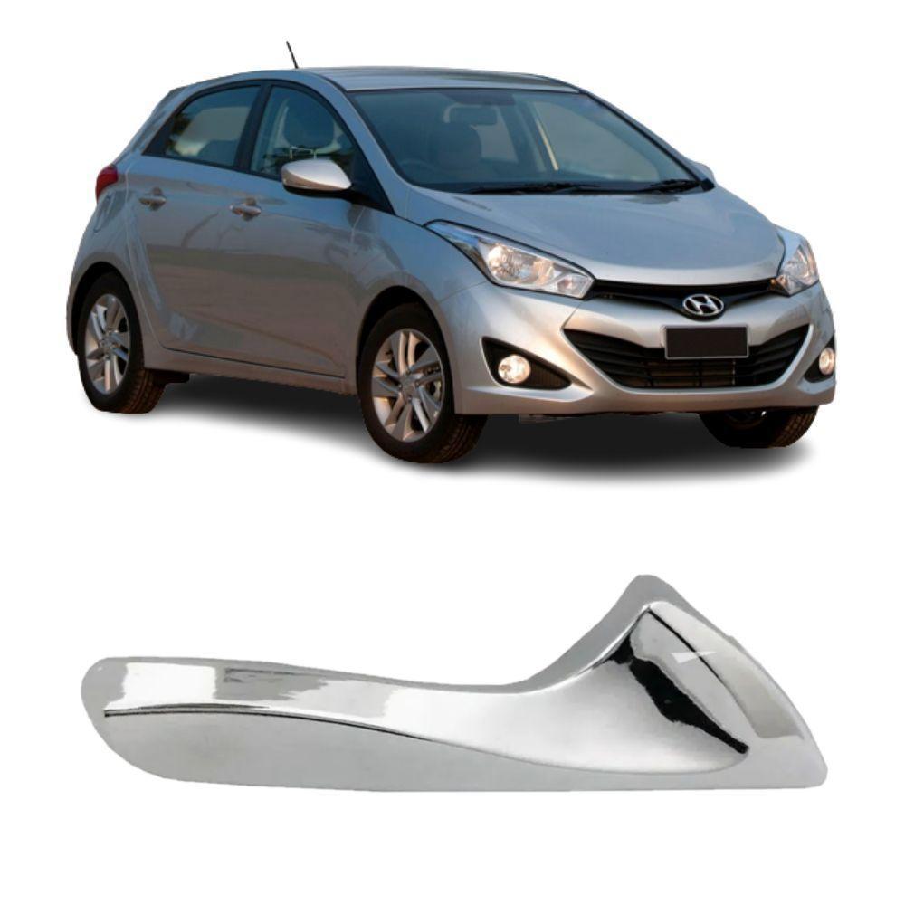 Maçaneta Interna Gatilho Hb20 Prata Hb20s Lado Direito Porta - 1