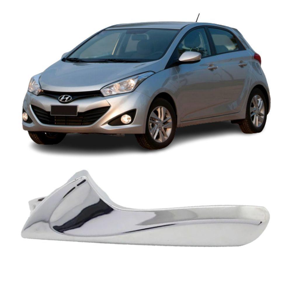 Gatilho Maçaneta Interna Hb20 Cromada Hb20s Lado Esquerdo - 1