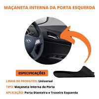 Gatilho Maçaneta Interna Hb20 Preta Hb20s Lado Esquerdo - 3