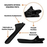 Gatilho Maçaneta Interna Hb20 Preta Hb20s Lado Esquerdo - 5