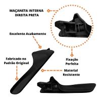 Macaneta Interna Hb20 E Hb20s 2009 A 2012 Gatilho Preto Port - 3