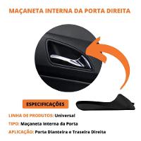 Macaneta Interna Hb20 E Hb20s 2009 A 2012 Gatilho Preto Port - 6