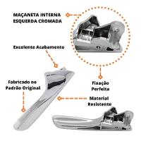 Macaneta Interna Hb20 E Hb20s 2009 A 2012 Gatilho Cromado - 7
