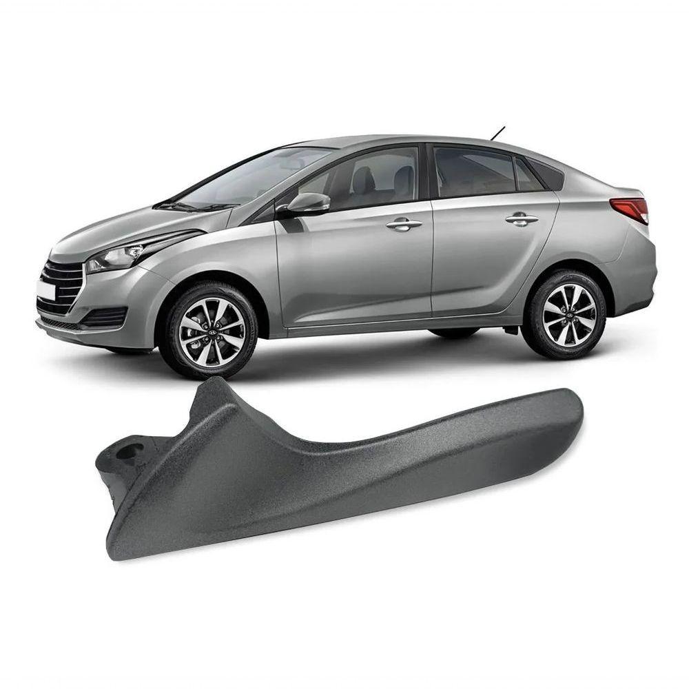 Maçaneta Interna Gatilho Grafite Esq Hb20 2012 2013 2014 - 4