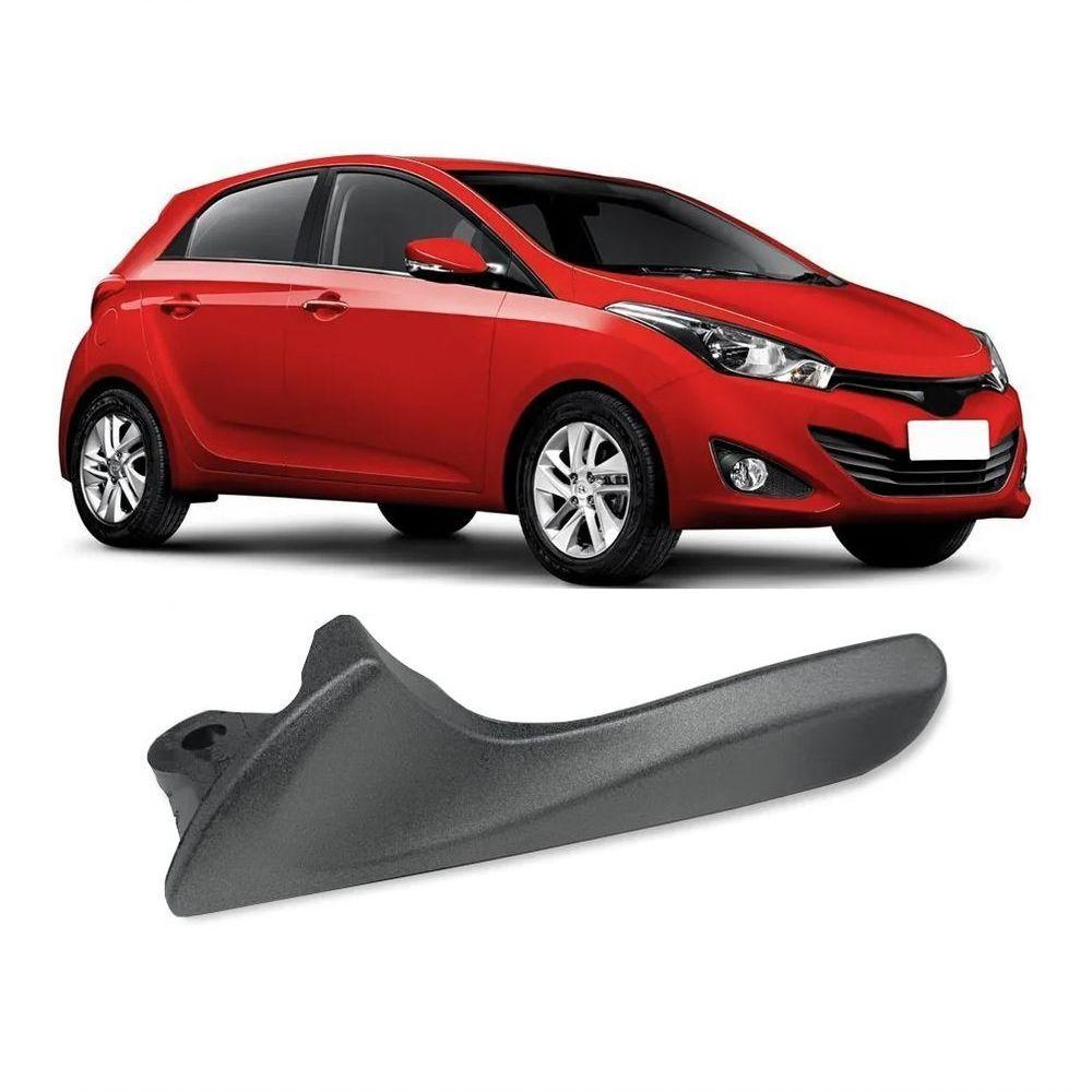 Maçaneta Interna Gatilho Grafite Esq Hb20 2012 2013 2014 - 5