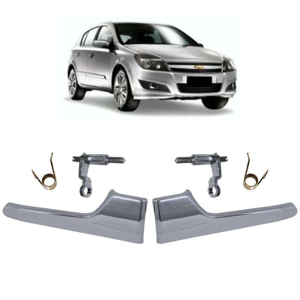 Par Maçaneta Gatilho Interno Cromado Portas Traseiras Vectra - 2