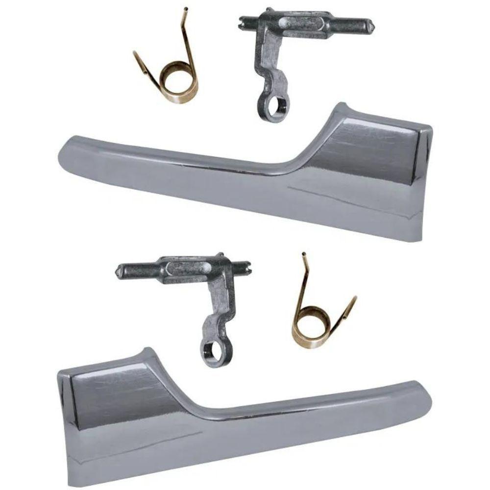 Par Maçaneta Gatilho Interno Cromado Portas Traseiras Vectra - 3