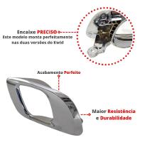 Kit 4 Puxador Da Maçaneta Interna Haste Reta Kwid 17 A 2022 - 6