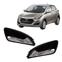 Par Gatilho Puxador Maçaneta Interna Completa Cromada Hb20 - 1