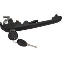 Maçaneta Externa Porta Esq Dianteira Preta Santana - 1