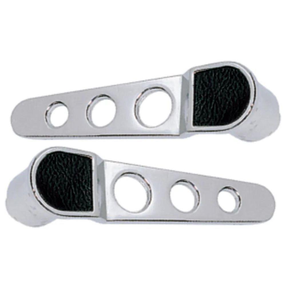 2 Maçanetas Internas Cromadas Modelo Estorte Fusca 59 A 86 - 3