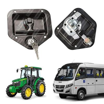 Maçaneta Externa Porta Inox Linha Agrícola Ônibus Uso Geral