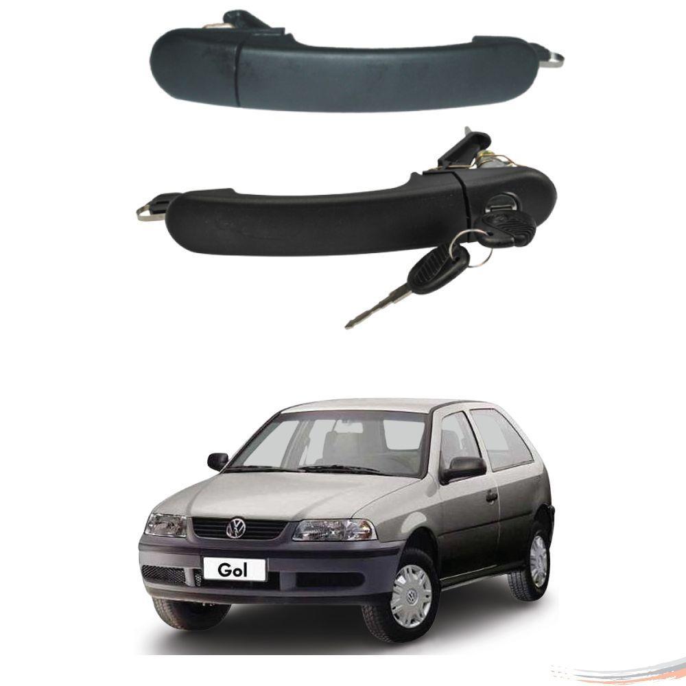 Par Maçaneta Ext Preto C/ Chave Gol G3 Special 99 a 05 2 Pts - 1