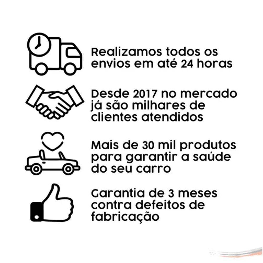 Par Maçanetas Preto Diant C/ Chave Gol Parati G2 96 a 01 - 4