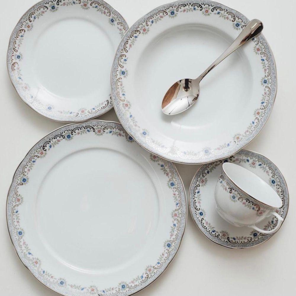 Conjunto De Xícara Com Pires 06 Peças Saint German Schmidt - 2