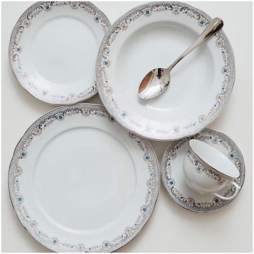 Conjunto De Xícara Com Pires 06 Peças Saint German Schmidt - 5