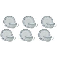 Conjunto De Xícara Com Pires 06 Peças Saint German Schmidt - 6