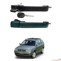 Par Maçaneta Ext Preta C/ Chave Gol Parati G2 96 a 01 4 Ptas - 1